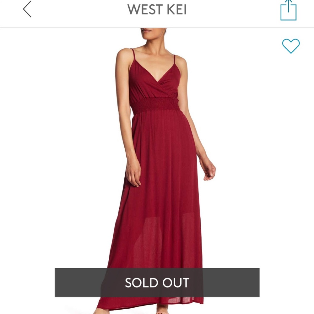 New Wine colored dress